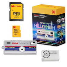 Load image into Gallery viewer, Kodak Charmera Millenium Edition Digital Camera | Random Style Blind Box with 16GB MicroSD Card + Microfiber Cloth (3 Items), Vary_1
