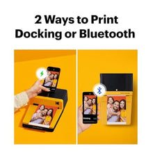 Load image into Gallery viewer, KODAK Dock ERA 4x6 Photo Printer, Smartphone Docking, 4PASS, 50 Sheets, Yellow_1145
