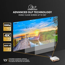 Load image into Gallery viewer, KODAK Luma 400 Smart Portable Projector, Mini Projector with Apps, White_550

