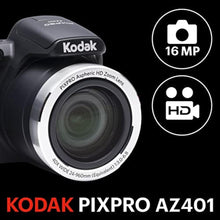 Load image into Gallery viewer, Kodak PIXPRO Astro Zoom AZ401-BK 16MP Digital Camera with 40X Optical Zoom and 3" LCD (Black)_8639

