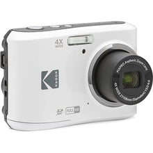 Load image into Gallery viewer, KODAK Pixpro FZ45 Digital Camera Bundle, Includes: SanDisk 32GB Memory Card, Spare Batteries, Hard Shell Camera Case and Card Reader (5 Items) (White)_1138
