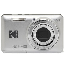 Load image into Gallery viewer, KODAK PIXPRO FZ55-GRY 16MP CMOS Sensor Digital Camera 5X Optical Zoom 28mm Wide Angle 1080P Full HD Video 2.7" LCD Vlogging Camera, Gray_495
