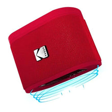 Load image into Gallery viewer, KODAK SOUNDBRIX Portable Bluetooth Speaker Up to 5H Battery Life Water Resistant Apple &amp; Android Compatible Loud Sound for Home Outdoor Travel Black Wireless Speaker White Elephant Gifts for Adults, ReverbRed_1
