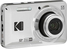 Load image into Gallery viewer, KODAK PIXPRO FZ55-SL 16MP CMOS Sensor Digital Camera 5X Optical Zoom 28mm Wide Angle 1080P Full HD Video 2.7&quot; LCD Vlogging Camera
