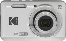 Load image into Gallery viewer, KODAK PIXPRO FZ55-SL 16MP CMOS Sensor Digital Camera 5X Optical Zoom 28mm Wide Angle 1080P Full HD Video 2.7&quot; LCD Vlogging Camera
