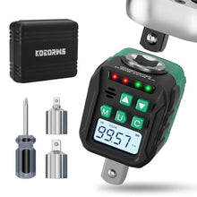 Load image into Gallery viewer, KOEORWS 1/2-Inch Digital Torque Adapter, 5.02-99.57 Ft.lb/6.8-135 N.m, Electronic Torque Wrench Converter with 2% Accuracy, Preset Function, Data Storage, 3/8 &amp; 1/4 Adapter for Bike, Moto, Car_1
