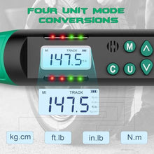 Load image into Gallery viewer, KOEORWS 1/2 Inch Drive Digital Torque Wrench, 7.38-147.5Ft.lb/10-200N.m, Long Electronic Torque Wrench with Preset Value, Buzzer &amp; LED Indicator, 2% Accuracy for Bike, Motorcycles, Car, Green_6665
