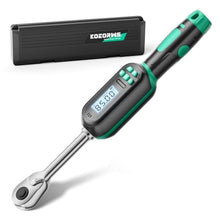 Load image into Gallery viewer, KOEORWS 1/2 Inch Drive Digital TorqueWrench, 5.02-99.57Ft.lb/6.8-135N.m, Electronic Torque Wrench with Preset Value, Buzzer &amp; LED Indicator, 2% Accuracy Torque Wrench for Bike, Motorcycles, PowderCoated_1
