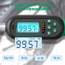Load image into Gallery viewer, KOEORWS 1/2 Inch Drive Digital TorqueWrench, 5.02-99.57Ft.lb/6.8-135N.m, Electronic Torque Wrench with Preset Value, Buzzer &amp; LED Indicator, 2% Accuracy Torque Wrench for Bike, Motorcycles, PowderCoated_6655
