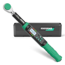 Load image into Gallery viewer, KOEORWS Torque Screwdriver 3/8 Inch Drive Digital Torque Wrench, 2.21-44.25Ft.lb/3-60N.m, with Preset Value, Buzzer &amp; LED Indicator, 2% Accuracy Torque Wrench for Bike, Motorcycles, Green_1
