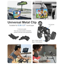 Load image into Gallery viewer, Kolasels Rearview Mirror Tablet Holder for Car [Metal Magic Arm] Universal Metal Clip Rear View Mirror Tablet Mount, Rear View Mirror Phone Holder for 5.5-15.6 iPad Pro/Air/Mini, Galaxy Z, iphone16, black_156

