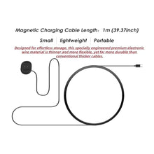 Load image into Gallery viewer, KONAFEI Charging Cable for RayBan Meta Display Neural Band Charger, Magnetic Fast Charger for Ray-Ban Meta Display Glasses Accessories, Portable Travel/Car/Phone/Laptop Charging Cable (Black), blackchargingcable_164
