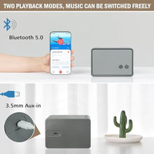 Load image into Gallery viewer, Konex audio Bluetooth Speaker, Loud Small Portable Wireless Speaker with 5W HD Sound, Bluetooth V5.0, 12H Long Playtime, for Home, Office, Party, Gift for Friend, Gray, Grey_6556
