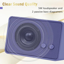 Load image into Gallery viewer, Konex Audio K-Cube-PP Bluetooth Speaker, 5W HD Sound, Bluetooth V5.0, 12H Playtime, Purple_6540
