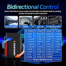 Load image into Gallery viewer, KONNWEI OBD2 Scanner Bluetooth w/Bi-Directional Control/Full System Scan, Black_44
