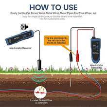 Load image into Gallery viewer, KOSOL F02 Pro Underground Wire Locator, Wire Tracer and Wire Break Locator, Grey_5117
