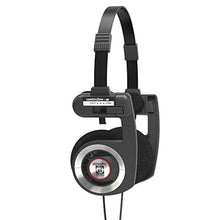 Load image into Gallery viewer, Koss Porta Pro Black On-Ear Headphones, Retro Style, Collapsible Design, Case Included, Black_7665
