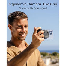 Load image into Gallery viewer, KraftGeek Magnetic Phone Stand Camera Grip for iPhone Magsafe, Rechargeable, Black_579
