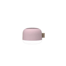 Load image into Gallery viewer, KREAFUNK Alight Portable Bluetooth Speaker and Lamp, Water Resistant (IPX5), Up to 15 Hours of Rechargeable Wireless Play and Light, Wireless Speaker for iPhone and Android (Dusty Rose), DustyRose_1
