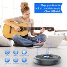 Load image into Gallery viewer, KUEPHOM Portable CD Player Bluetooth with Speakers &amp; Headphones, GY_5581
