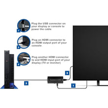 Load image into Gallery viewer, KUSTOMAZING HD Link HDMI Cable for PlayStation 2 &amp; for PlayStation 1 Console, for PS1/PS2 to HDMI Adapter Improved Video Quality, HD Converter with 4:3/16:9 Switch HDCABLEPS2-02, Black_617
