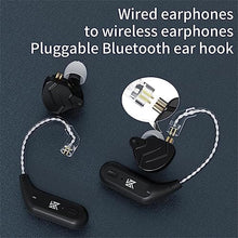 Load image into Gallery viewer, KZ AZ09 IEM Bluetooth 5.4 Adapter, KZ ZS10 PRO Upgraded Wireless Adapter in Ear Monitors IEM Cable QDC-Pins for ZSN PRO-X/ZS12 PRO X/ZS10 PRO-X/EDX PRO/ZAR/ZAS/ZS10 PRO-2/DQS/CCA CRA (C Pins, Black)_1902
