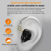 Load image into Gallery viewer, KZ ZAR in-Ear Monitor 7BA+1DD Hybrid Drivers Gaming Earbuds HiFi Bass Noise Isolation IEM, Clarity in All Frequency Stereo Comfort-fit in Ear Headphones for Audio Engineers, Musicians, Black_2639

