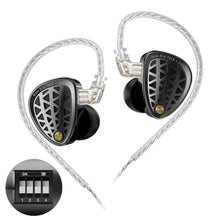 Load image into Gallery viewer, KZ Zenith Tunable HiFi Earbud,Ultra Linear Dynamic Driver in-Ear Headphone, 0.75 2pin Wired Bassy IEM Earphone for Audiophile (Without Mic, Black)_1
