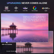 Load image into Gallery viewer, L LIMINK S20 15.4" Triple Portable Monitor for 15.6-18.5" Laptops | 1080P IPS HDR Dual Freestanding Narrow-Bezel Laptop Screen Extender | Compatible with MacOS &amp; Windows | Powered by USB-C &amp; HDMI, black_1555
