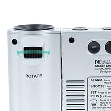 Load image into Gallery viewer, La Crosse Technology 616-12667-INT Silver Atomic Projection Alarm Clock with Temperature_39

