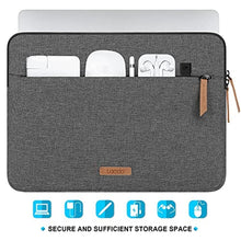 Load image into Gallery viewer, Lacdo 360 Protective Laptop Sleeve Case for 14 inch MacBook Pro M5 Pro/Max A3426 A3427 (2026), M5/M4/M3/M2/M1 A3434 A3112 A3401 A3185, 13.8" Surface Laptop 7 Copilot+PC with Accessory Bag, Dark Gray, DarkGray_8229
