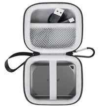 Load image into Gallery viewer, Lacdo Hard Drive Carrying Case for Crucial X9 / Crucial X10 Pro Portable SSD 1TB 2TB 4TB 500GB USB-C External Solid State Drive Hard EVA Shockproof Water Repellent Storage Travel Bag, Black+Gray, BlackGray_1
