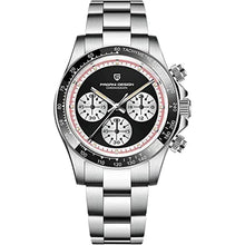 Load image into Gallery viewer, LACZ DENTON Pagani Design PD1644 Quartz Watches - Stainless Steel Men's Chronograph, Waterproof 100M Sports Clock, Fashion Gift, Business Casual Wristwatches, PDBlackXXY_1
