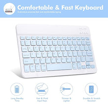 Load image into Gallery viewer, LAMA Keyboard Case for iPad (A16) 11th Gen 2025 /10th Gen 2022, Magnetic Case with Keyboard for iPad 11-inch (A16)/10.9-inch 10th Generation,Thin &amp; Light Cover with Pencil Holder, Blue, SkyBlue_7687
