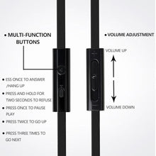 Load image into Gallery viewer, LANDIBO USBC Earbuds, in-Ear Headphones with Volume Control, Built-in microphoneUSB C Earbuds Wired, Clear Sound Quality, bass Noise Cancellation, Headphones Wired (Black + Black), BlackWhite_54
