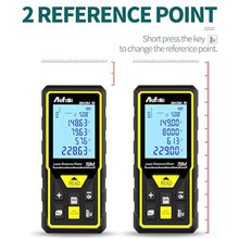 Load image into Gallery viewer, Laser Measure, Aufisi 229FT/100M Multifunctional Laser Measuring Tool M/in/Ft Unit Switching Backlit LCD Laser Distance Meter Area Volume Angle Sensor and Pythagorean Mode, Mens Gadgets, Yellow_6380
