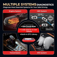 Load image into Gallery viewer, LAUNCH OBD2 Scanner 2026 New CRP129X V2.0 (Upgraded of CRP129X,CRP123X Car Scanner), 12 Resets Scan Tool, Android 8.1 AutoVIN, 4 System Diagnostic Scanner,r, Lifetime Update, 5 Years Backup_8484
