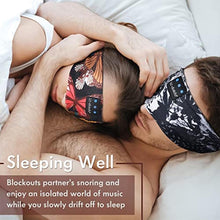 Load image into Gallery viewer, LC-dolida Sleep Headphones Bluetooth 5.4, Headband Earphones Wireless, Sleep Mask for Sleeping, Sports, Gifts, Workout, Jogging, Yoga,Insomnia, Air Travel, Meditation, InkPainting_668

