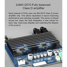 Load image into Gallery viewer, LEAUDIO Topping PA3S Power Amplifier MA12070*2 Class D Fully Balanced Single Ended AMP 80W*2 RCA TRS Power Amplifier (Silver)_6362
