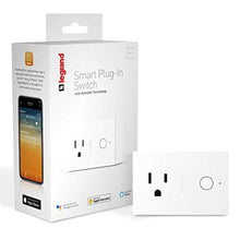 Load image into Gallery viewer, Legrand, Smart Plug, Smart Outlet, Apple Homekit, Quick Setup On iOS (iPhone or iPad), No Hub Required, HKRP10, White_1
