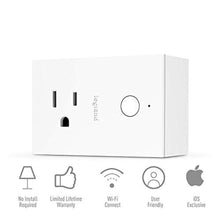 Load image into Gallery viewer, Legrand, Smart Plug, Smart Outlet, Apple Homekit, Quick Setup On iOS (iPhone or iPad), No Hub Required, HKRP10, White_1103
