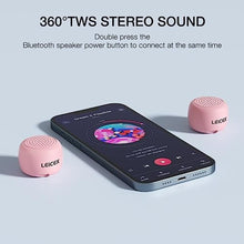 Load image into Gallery viewer, LEICEX Mini Wireless Bluetooth Speaker with Bluetooth 5.0 - Perfect for Travel &amp; Outdoor Sound (Pink), TinyPink_1049
