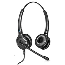 Load image into Gallery viewer, Leitner LH245 Corded Office Phone Headset for Landline Phone Corded Telephone Headset - Works with Virtually Every Desk Phone, DualEar_1
