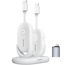 Load image into Gallery viewer, Lemorele G500 8-in-1 Wireless HDMI Conference System with 1 x USB-C Adapter, White_1
