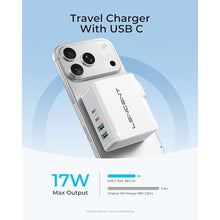 Load image into Gallery viewer, LENCENT Multiport International USB Wall Charger, 4 Port European Adapter, white_8097
