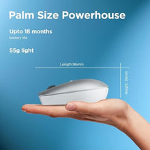 Load image into Gallery viewer, Lenovo 540 Wireless Computer Mouse for PC, Laptop, Computer with Windows or Chrome OS - 2.4 GHz USB-C Wireless Pairing Receiver - Compact Size - 18-Months Battery Life - Ambidextrous - Cloud Grey, CloudGrey_878
