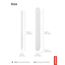 Load image into Gallery viewer, Lenovo Yoga Pen 2 with Magnetic Pen Case, AES 3.0 Stylus with 8192 Pressure Levels, USB C Rechargeable, Tilt Detection, Multi Protocol Support for Lenovo Yoga 2 in 1 PCs, Seashell_731
