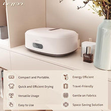Load image into Gallery viewer, Letton Portable Clothes Dryer,Portable Dryers for Apartments Dorm Travel RV,Compact Foldable Mini Electric Laundry Dryer Machine with Dryer Bag,Two Heating Mode,Time Setting Function&amp;Led Light_1375
