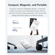 Load image into Gallery viewer, Lexar TouchLock Portable SSD 1TB with One-Touch NFC Encryption Authentication, External Solid-State Drives USB 3.2 Gen2, Magnetic Phone SSD Support for iPhone 17/16, Tablet, PC_170
