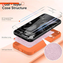Load image into Gallery viewer, LeYi for Google Pixel-9-Pro-XL Case 6.8inch: (Not Fit 9/ 9Pro) with 2PCS Screen Protector, Soft Liquid Silicone Microfiber Lining, Shockproof Protective Case for Pixel 9 Pro XL, Orange_128

